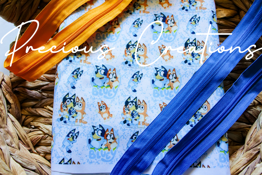 Blue Splatter Dog Family Bum Bag