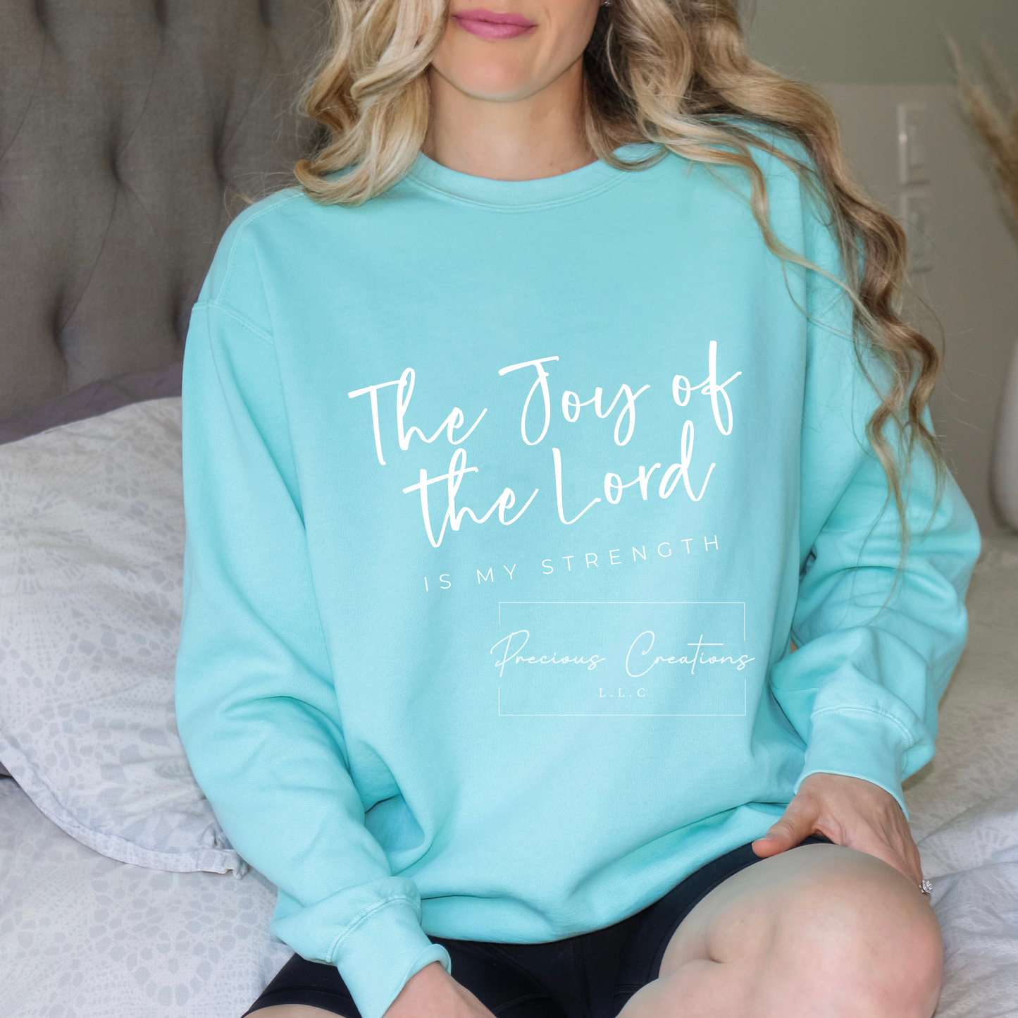 The Joy of the Lord is my Strength Comfort Colors Crewneck